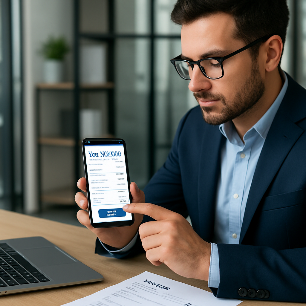 كيفية استخدام الفواتير الضريبية من هاتفك