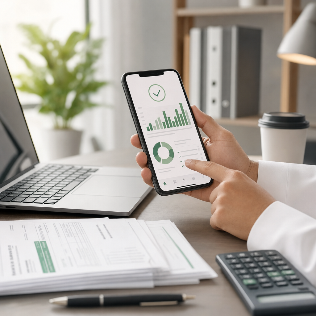 إعداد الإقرار الضريبي لضريبة القيمة المضافة من فواتيرك