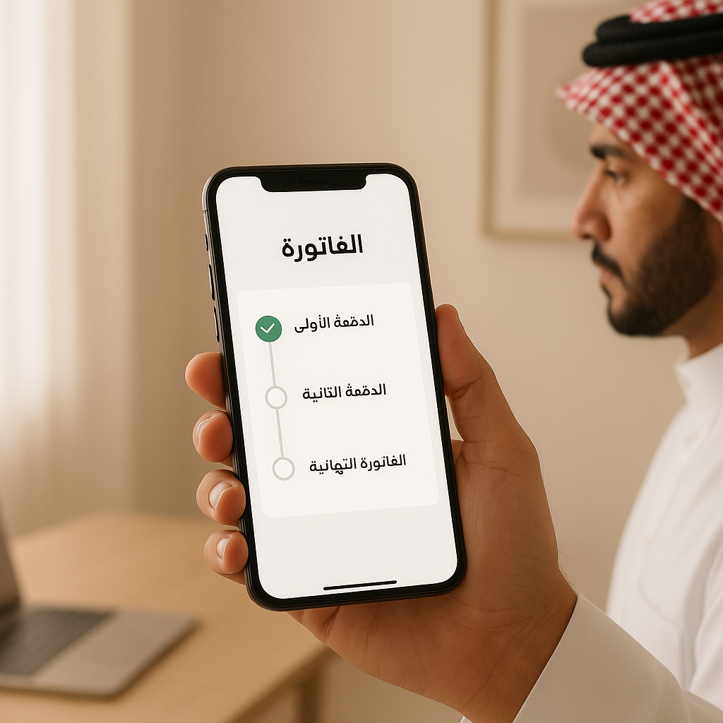فاتورة الدفع المسبق والدفعات الجزئية: دليلك العملي